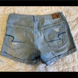 Ripped Jean Shorts